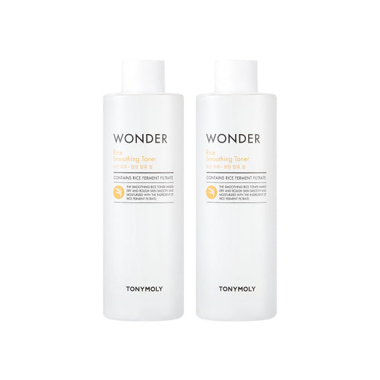 Wholesale TONYMOLY - Wonder Rice Smoothing Toner - 500ml 2ea Set | Carsha