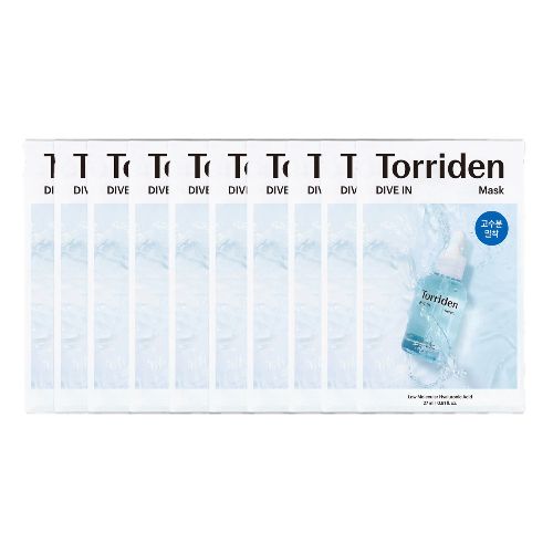 Wholesale Torriden - DIVE IN Low Molecular Hyaluronic Acid Mask Pack - 27ml x 10pcs | Carsha