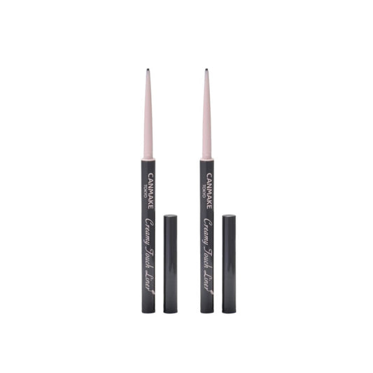Wholesale CANMAKE - Creamy Touch Liner - 0.08g - 01 Deep Black 2ea Set | Carsha