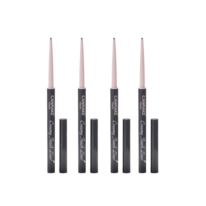 Wholesale CANMAKE - Creamy Touch Liner - 0.08g - 01 Deep Black 4ea Set | Carsha