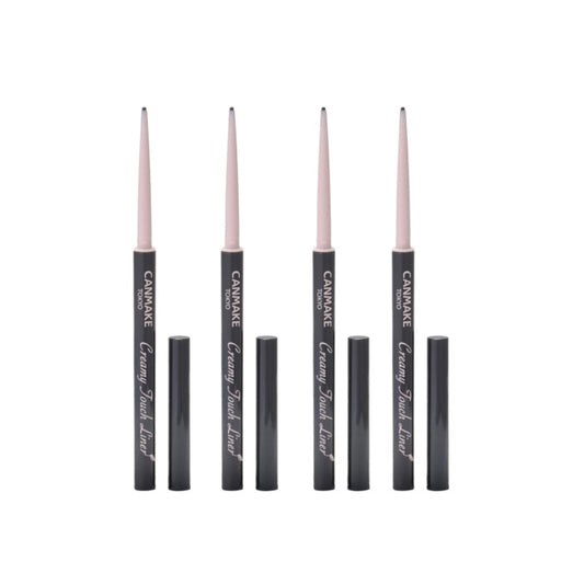 Wholesale CANMAKE - Creamy Touch Liner - 0.08g - 01 Deep Black 4ea Set | Carsha