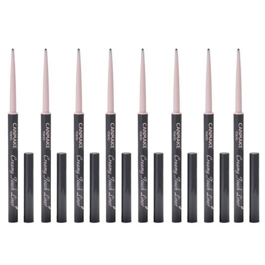 Wholesale CANMAKE - Creamy Touch Liner - 0.08g - 01 Deep Black 8ea Set | Carsha