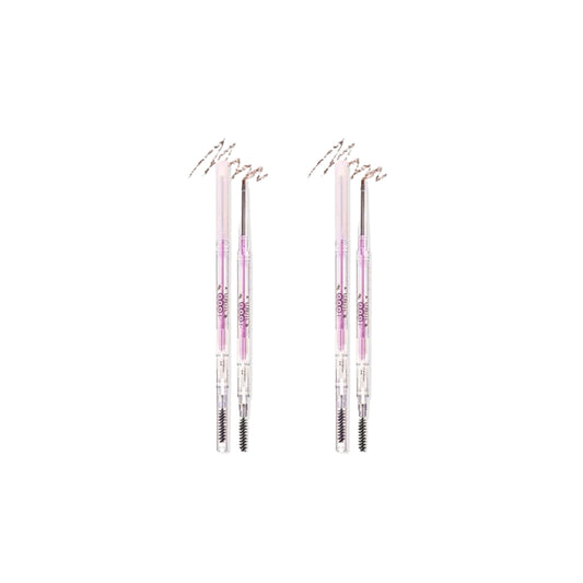 Wholesale Flortte - My Beautiful Password Eyebrow Pencil - 0.05g - M1 Medium Brown 2ea Set | Carsha