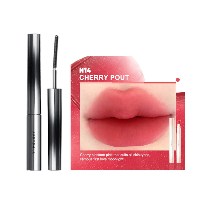 Wholesale Judydoll - 3D Curling Eyelash Iron Mascara Curly - 2g - 01 Black 1ea + Cushion Lip Powder Cream - 1.8g - N14 Cherry Pout... | Carsha