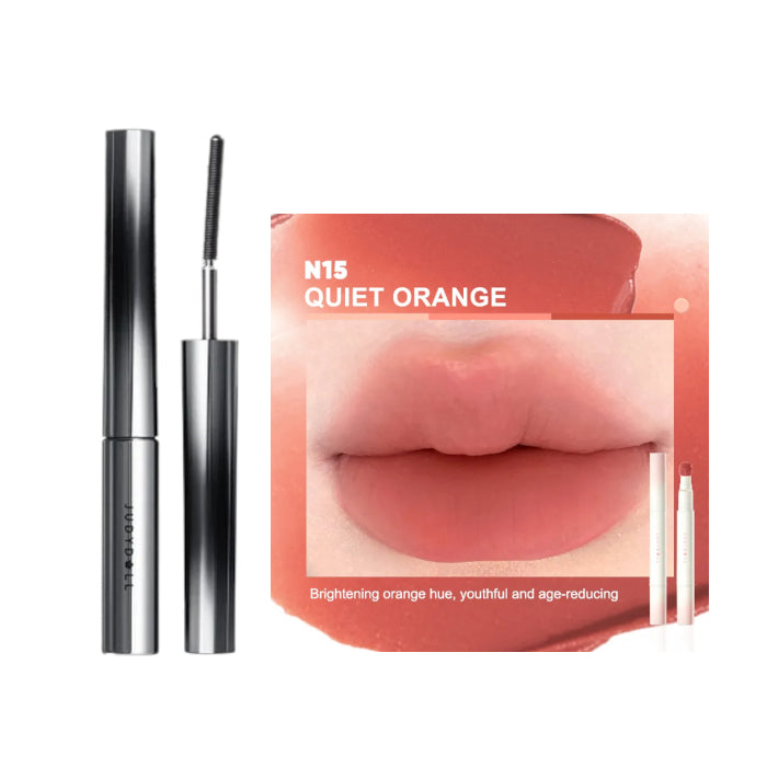 Wholesale Judydoll - 3D Curling Eyelash Iron Mascara Curly - 2g - 01 Black 1ea + Cushion Lip Powder Cream - 1.8g - N15 Quiet Orange... | Carsha