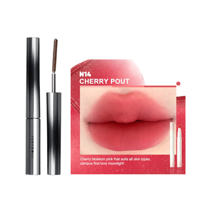 Wholesale Judydoll - 3D Curling Eyelash Iron Mascara Curly - 2g - 02 Brown 1ea + Cushion Lip Powder Cream - 1.8g - N14 Cherry Pout... | Carsha