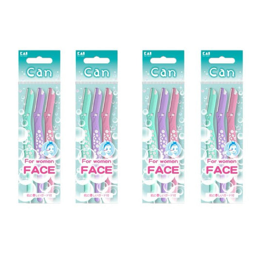 Wholesale KAI - Can Bubble Face Razor L Type - 3pc 4ea Set | Carsha
