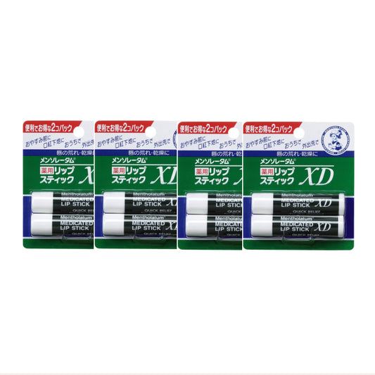 Wholesale Rohto Mentholatum - Medicated Lip Stick XD - 2 pcs 4ea Set | Carsha