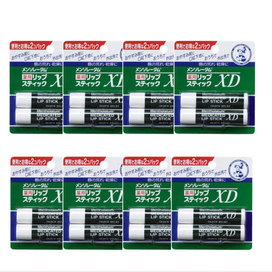 Wholesale Rohto Mentholatum - Medicated Lip Stick XD - 2 pcs 8ea Set | Carsha