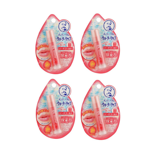 Wholesale Rohto Mentholatum - Water Lip Colour Balm SPF 20 PA++ - 1pc - Peach Gold 4ea Set | Carsha