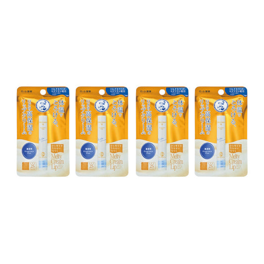 Wholesale Rohto Mentholatum - Melty Cream Lip SPF25/PA+++ - Fragrance Free 4ea Set | Carsha