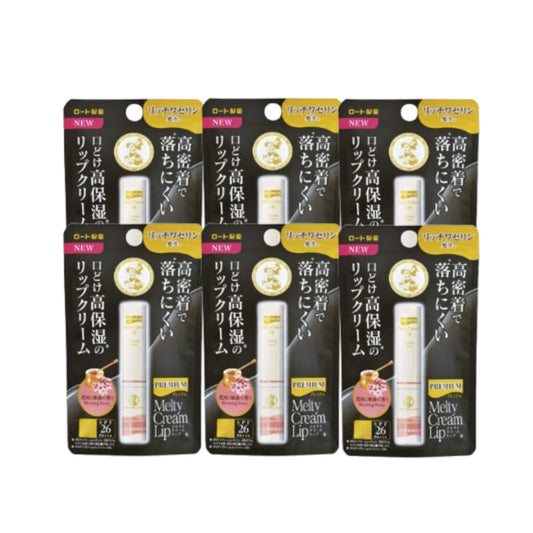 Wholesale Rohto Mentholatum - Premium Melty Cream Lip Balm SPF 26 PA+++ - 2.4g - Blooming Honey 6ea Set | Carsha