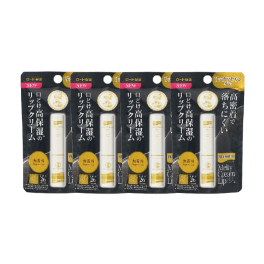 Wholesale Rohto Mentholatum - Premium Melty Cream Lip Balm SPF 26 PA+++ - 2.4g - Fragrance Free 4ea Set | Carsha