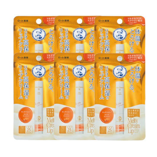 Wholesale Rohto Mentholatum - Melty Cream Lip SPF25/PA+++ - Rich Honey 6ea Set | Carsha