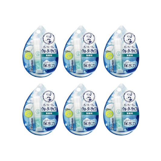 Wholesale Rohto Mentholatum - Water Lip Balm SPF 20 PA++ - 1pc - Unscented 6ea Set | Carsha
