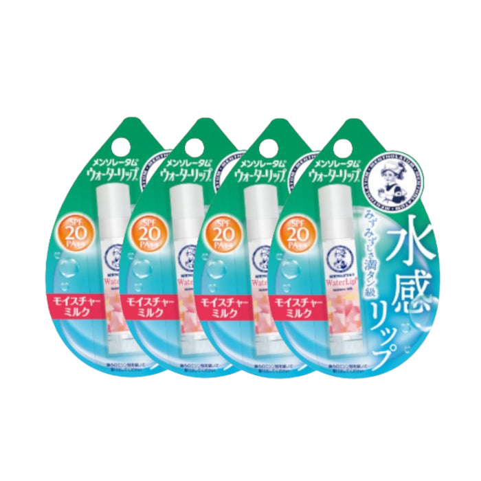 Wholesale Rohto Mentholatum - Water Lip Balm SPF 20 PA++ - 1pc - Moisture Milk 4ea Set | Carsha
