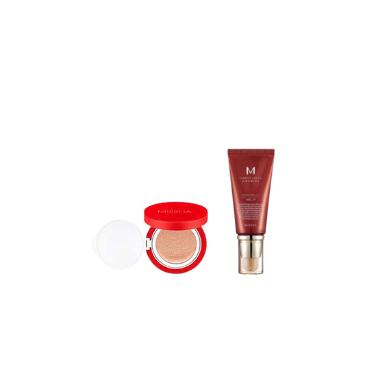 Wholesale MISSHA - M Perfect Cover BB Cream - 50ml - #21 Light Beige X MISSHA - Velvet Finish Cushion SPF50+ PA+++ - 15g - 23 | Carsha