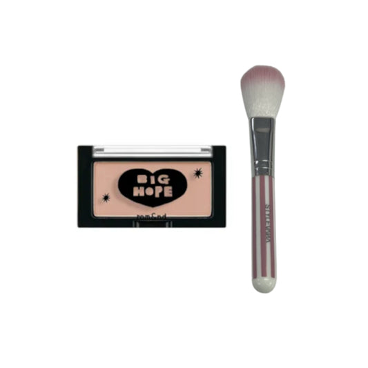Wholesale Romand - Inapsquare Better Than Cheek - 4g - B01 Ginger Night 1ea + MissLady - Cheek Brush - Pink and White 1ea Set | Carsha