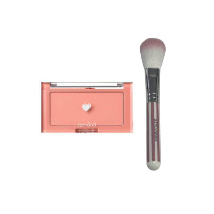 Wholesale Romand - Better Than Cheek 2022 New Version - 4g - C01 Peach Chip 1ea + MissLady - Cheek Brush - Pink and White 1ea Set | Carsha
