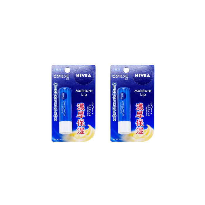 Wholesale NIVEA Japan - Moisture Lip Care Plus Vitamin E - 3.9g 2ea | Carsha