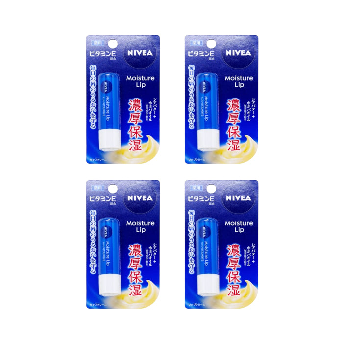 Wholesale NIVEA Japan - Moisture Lip Care Plus Vitamin E - 3.9g 4ea | Carsha