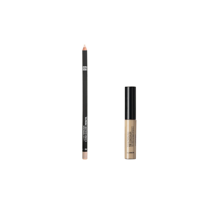 Wholesale The Saem - Cover Perfection Concealer Pencil - 1.4g & Tip Concealer- 1.0 Clear Beige 1ea Set | Carsha