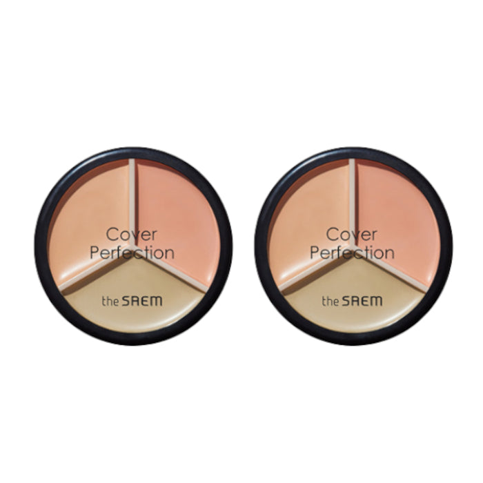 Wholesale The Saem - Cover Perfection Triple Pot Concealer - 4.5g*3 - 01 Correct Beige 2ea Set | Carsha