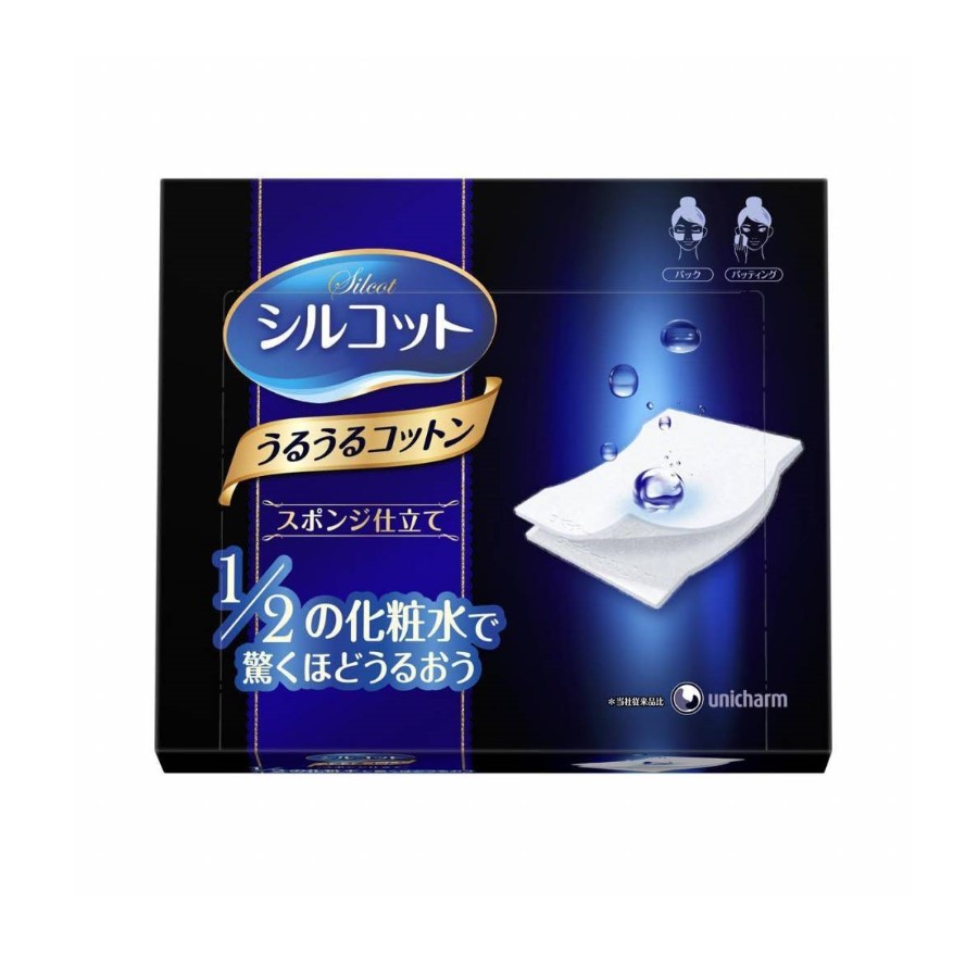Wholesale unicharm - Silcot Sponge Touch Moisturizing Cotton Pads | Carsha