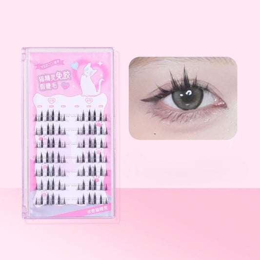 Wholesale VEECCI - Cat Elf Self-Adhesive False Eyelashes - 42pcs - Thick Cat Elf | Carsha