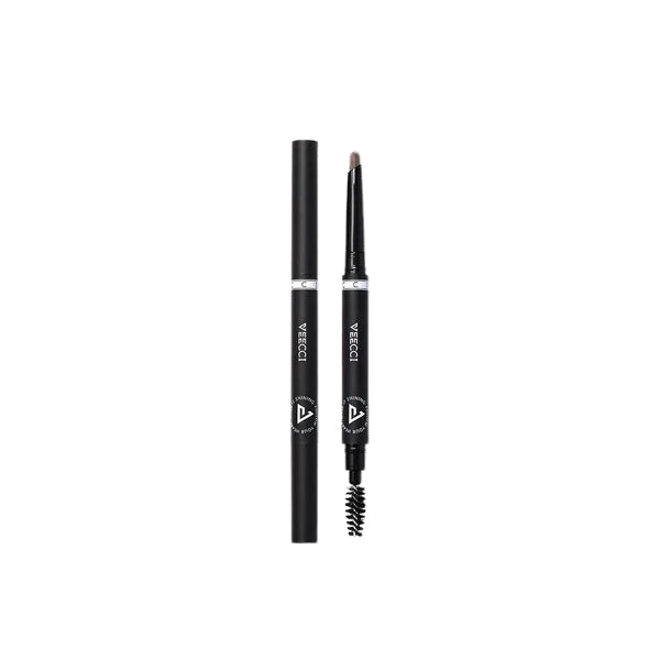 Wholesale VEECCI - Diamond-shaped Waterproof Long-Lasting Eyebrow Pencil - 0.18g - 02# Grey-Brown | Carsha