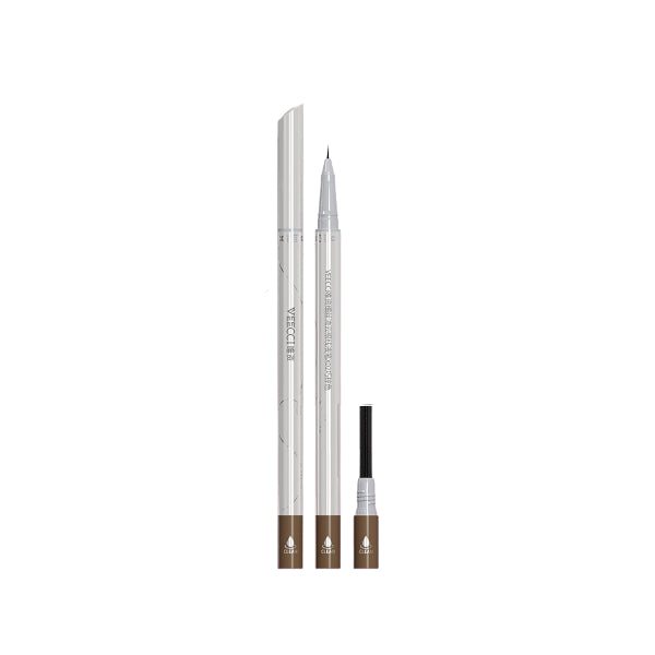 Wholesale VEECCI - Fine Filaments Liquid Eyeliner - 0.3&0.2ml - X02 Chocolate Brown | Carsha