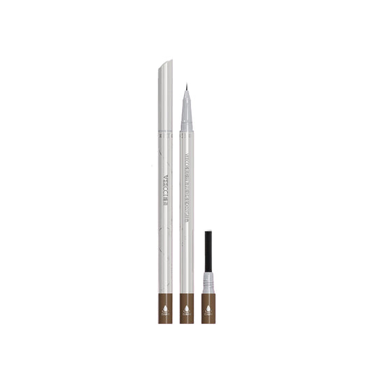 Wholesale VEECCI - Fine Filaments Liquid Eyeliner - 0.3&0.2ml - X02 Chocolate Brown | Carsha