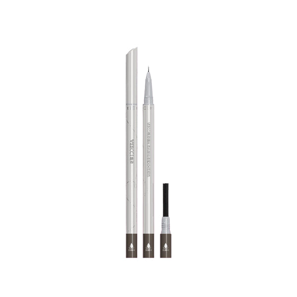 Wholesale VEECCI - Fine Filaments Liquid Eyeliner - 0.3&0.2ml - X04 Gray Brown | Carsha