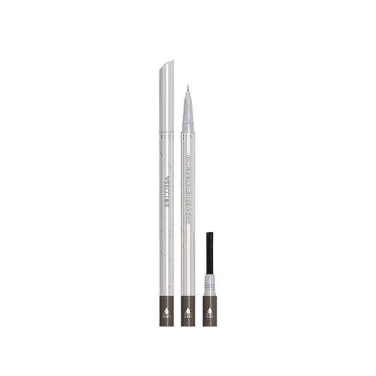 Wholesale VEECCI - Fine Filaments Liquid Eyeliner - 0.3&0.2ml - X04 Gray Brown | Carsha