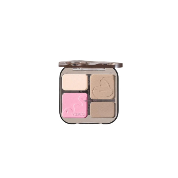 Wholesale VEECCI - Free Easy-to-draw Highlight Contour Copmact - 8g - V03 Almond Coffee | Carsha