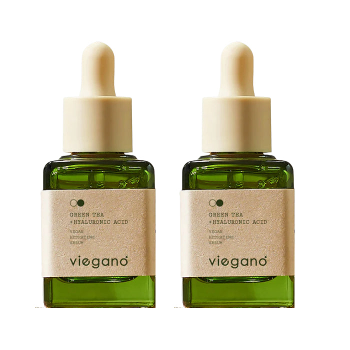 Wholesale Viegano - Green Tea + Hyaluronic Acid Vegan Hydrating Serum - 35ml 2ea Set | Carsha