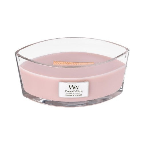 Woodwick Sea Salt & Vanilla Candela Profumata 453 g
