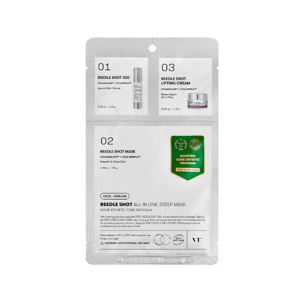 Wholesale VT - Reedle Shot All In One 3Step Mask - 1.5g*2 + 25g | Carsha