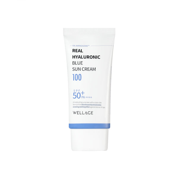 Wholesale Wellage - Real Hyaluronic Blue Sun Cream SPF50+ PA++++ - 50ml | Carsha