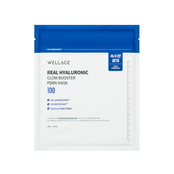Wholesale Wellage - Real Hyaluronic Glow Booster PDRN Mask - 1pc | Carsha