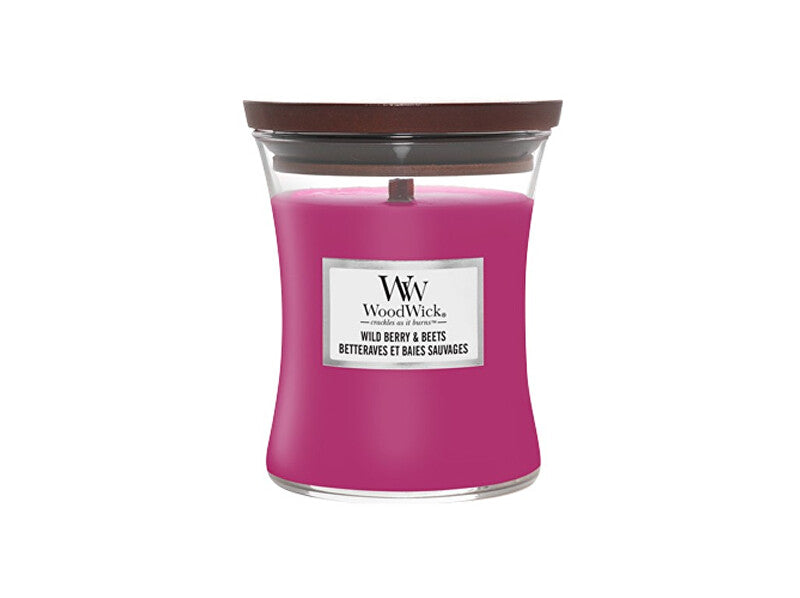 Woodwick Vaso candela profumato medio Wild Berry & Beets 275 g