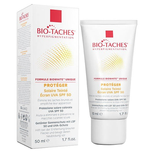 Alliance Bio taches Crema viso solare protettiva colorata spf50