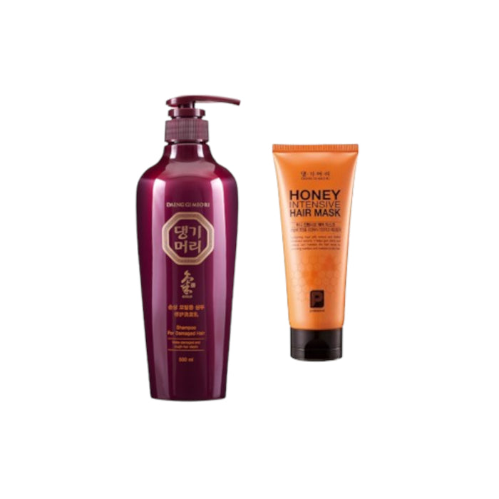 Wholesale Daeng gi Meo Ri - Shampoo for Damaged Hair - 500ml + Honey Intensive Hair Mask - 150ml Set | Carsha