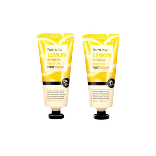 Wholesale Farm Stay - Lemon Intensive Moisture Foot Cream - 100ml 2ea Set | Carsha