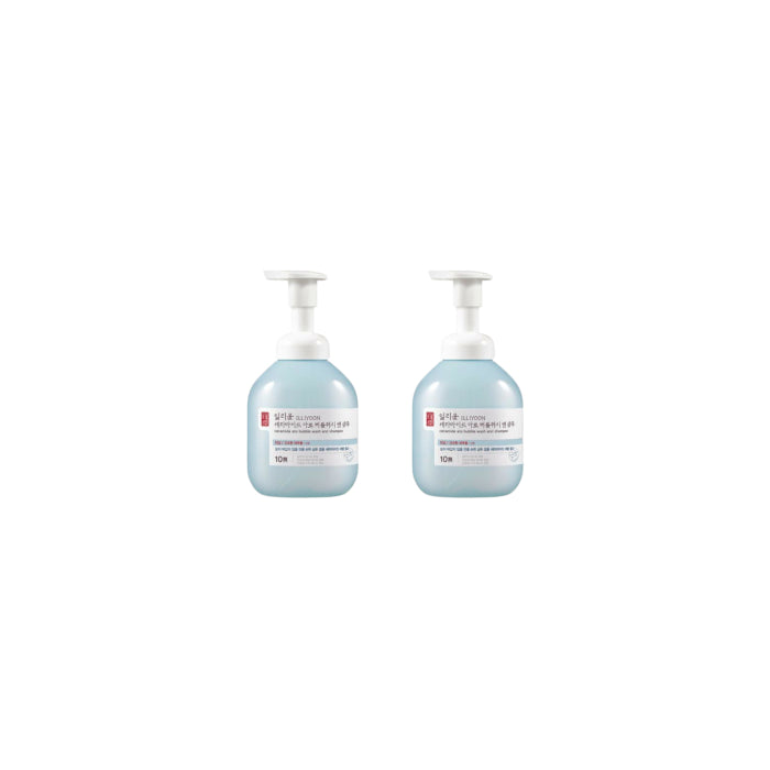Wholesale ILLIYOON Ceramide Ato Bubble Wash and Shampoo - 400ml 2ea Set | Carsha