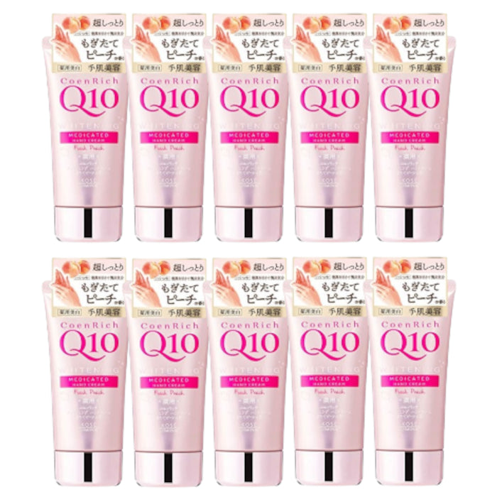 Wholesale Kose - Coenrich Q10 Medicated Hand Cream - Fresh Peach - 80g 10ea Set | Carsha