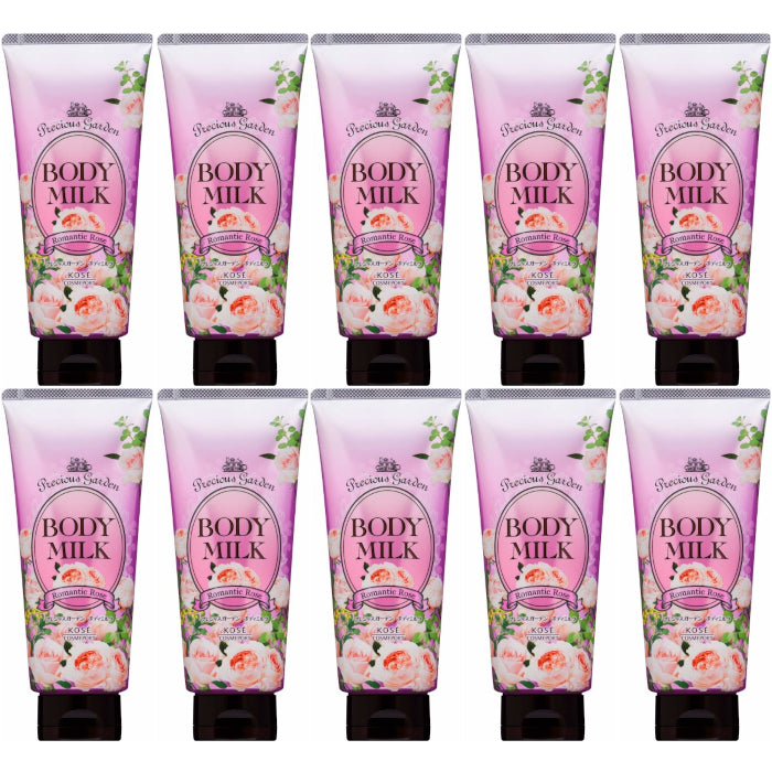 Kose - Precious Garden Body Milk - Romantic Rose - 200g (10ea) Set
