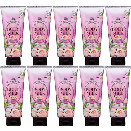 Kose - Precious Garden Body Milk - Romantic Rose - 200g (10ea) Set