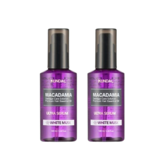 Wholesale KUNDAL - Macadamia Hair Serum - 100ml - DUO Set - White Musk | Carsha