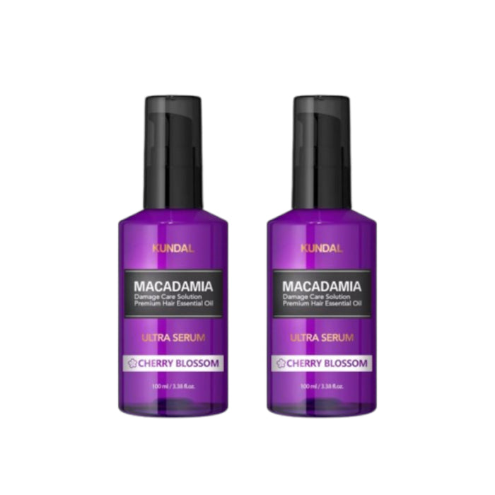 Wholesale KUNDAL - Macadamia Hair Serum - 100ml - DUO Set - Cherry Blossom | Carsha